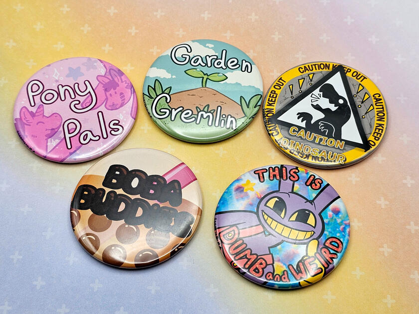 Fridge Magnets and Buttons