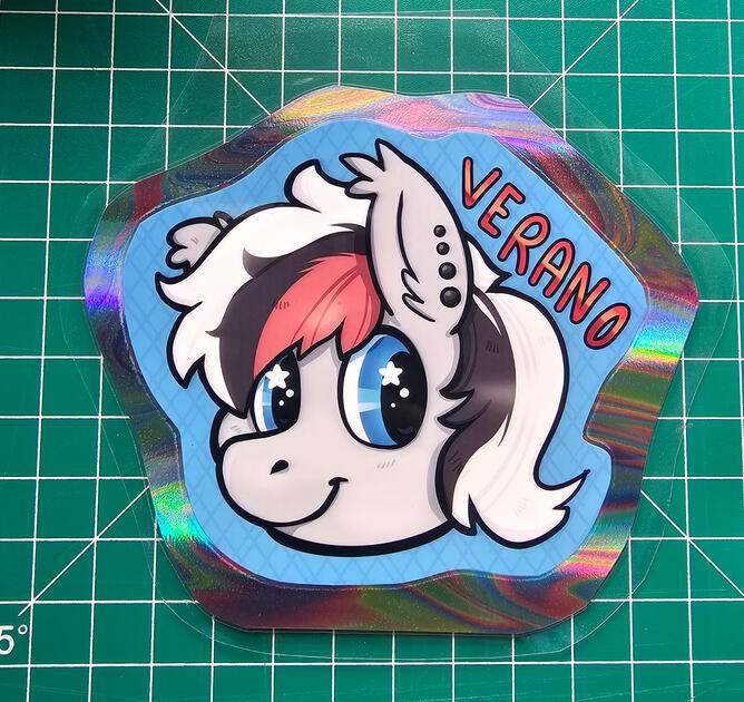 Headshot badge