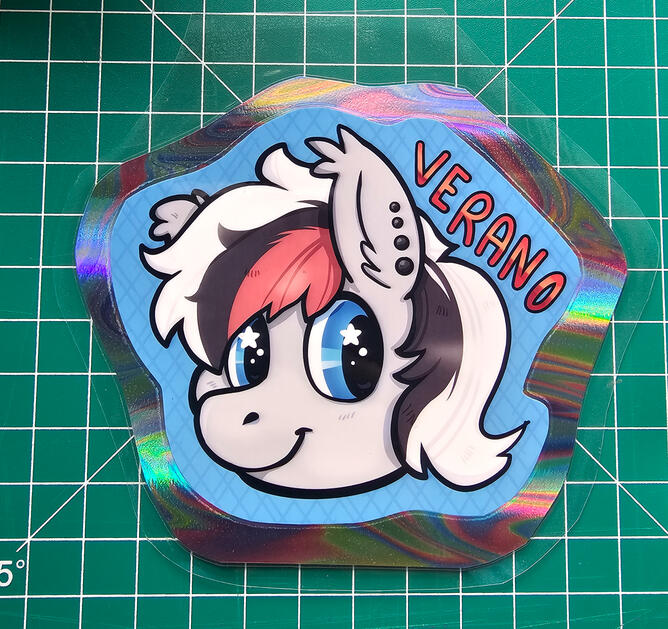 Headshot badge